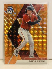 2021 Panini Mosaic Prizm Rookie Pavin Smith RC #273 Reactive Orange Arizona